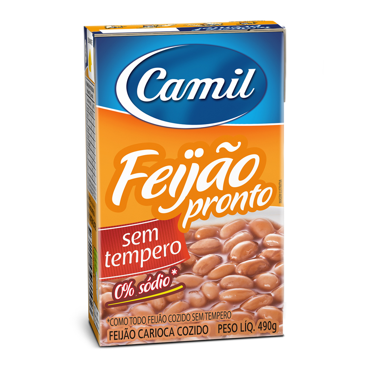Feijão Carioca Pronto Sem Tempero