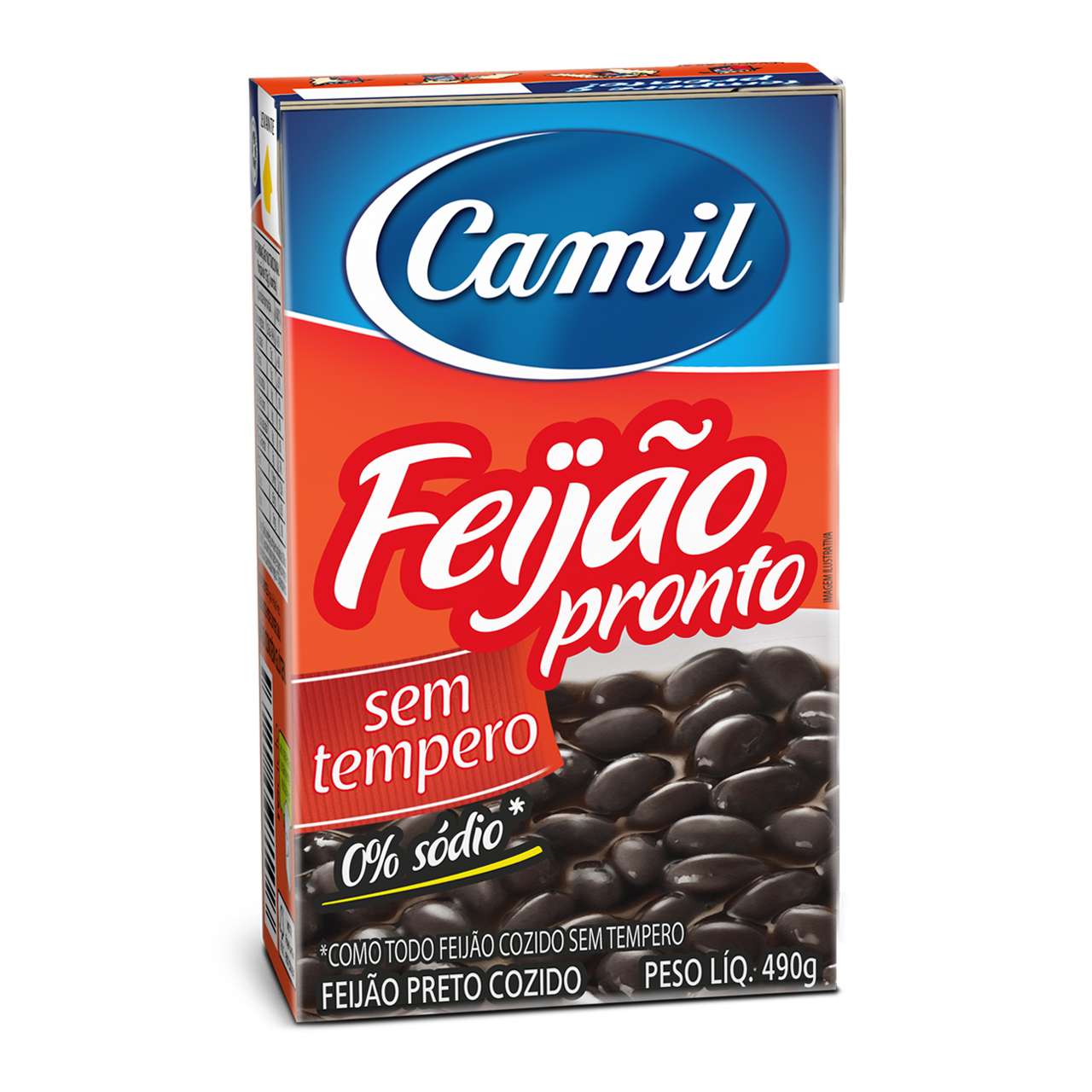 Feijão Preto Pronto Sem Tempero